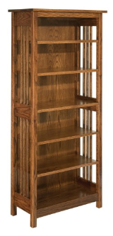 Bookcase, Mission  w/5 adjustable shelves