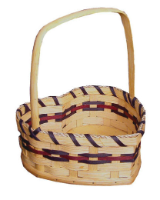 Wicker Basket - Heart Shaped Basket Wicker Basket - Heart Shaped Basket