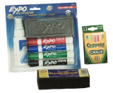 Easel-Dry Erase Markers & Eraser only Easel-Dry Erase Markers & Eraser only
