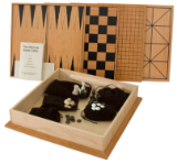 Game Box, 2-Boards - Checkers, Chess, Go, Aggravation, Backgammon Game Box, 2-Boards - Checkers, Chess, Go, Aggravation, Backgammon
