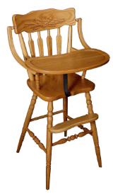 Child's Highchair, Wheat Child's Highchair, Wheat