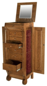 Jewelry Armoire, Sleigh Classic / Large