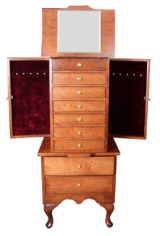 Jewelry Armoire - Queen Anne