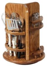 Lazy Susan w/Paper Towel, Spice Rack& Kitchen Utensil Holder Lazy Susan w/Paper Towel, Spice Rack& Kitchen Utensil Holder