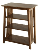 Mission Stand w/3 shelves Mission Stand w/3 shelves