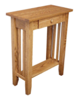 Mission Hall Table w/drawer Mission Hall Table w/drawer