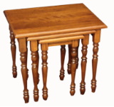 Nesting Tables Set (3) Turned Leg Nesting Tables Set (3) Turned Leg