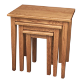 Nesting Tables Set (3)  / Shaker Leg Nesting Tables Set (3)  / Shaker Leg