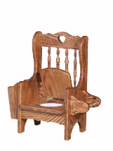Wood Potty Training Chair w/ Spindles