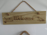 Wooden Welcome Signs