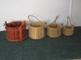 Wooden Bucket Planters/Wishing Well Wooden Bucket Planters/Wishing Well