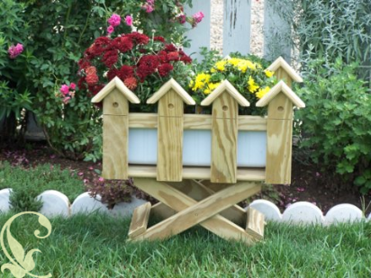 Picket Fence Planters