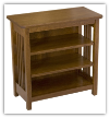 Mission Bookcase / End Table, w/  (2-adjustable shelves)