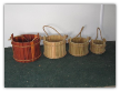 Wooden Bucket Planters/Wishing Well