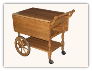 Wooden Tea Cart/Utility Cart