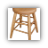 bar stool - mini oak