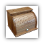 bread box - roll top - plain -oak bread box - roll top - plain -oak