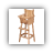 Doll Highchair - (Plain) no/heart Doll Highchair - (Plain) no/heart