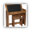 Child's Folding Desk w/ flip Chalk Board 3/4 folded up Child's Folding Desk w/ flip Chalk Board 3/4 folded up