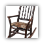 Hickory Rocker (Grandpa) Childs - with Fabric Seat Hickory Rocker (Grandpa) Childs - with Fabric Seat