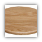 lazy susan - round - oak lazy susan - round - oak
