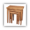 Nesting Tables Set (3) Shaker Leg (oak) Nesting Tables Set (3) Shaker Leg (oak)