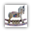 Rocking Horse-Deluxe,small-Painted (Balloons - Pink)