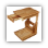 Deluxe w/magazine rack & drawer - open Deluxe w/magazine rack & drawer - open