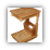 Deluxe w/magazine rack & drawer(Oak) Deluxe w/magazine rack & drawer(Oak)