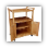 utility cart - open - adjustable shelf